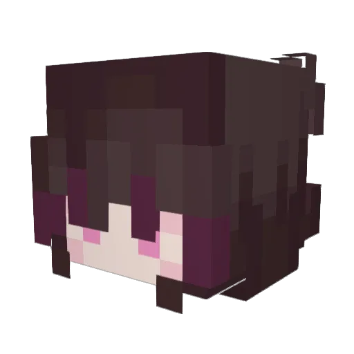 Hotaru_chann Minecraft avatar head, 3D render