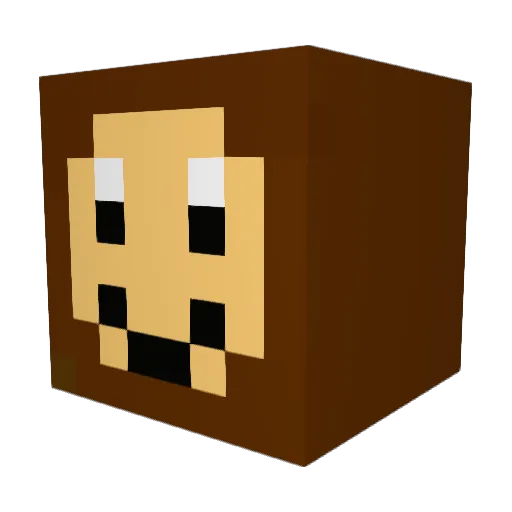 Hotcakes3 Minecraft avatar head, 3D render