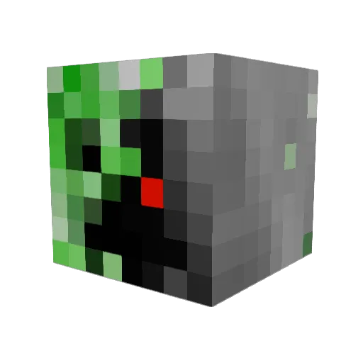 Hotdog_Guzzler Minecraft avatar head, 3D render