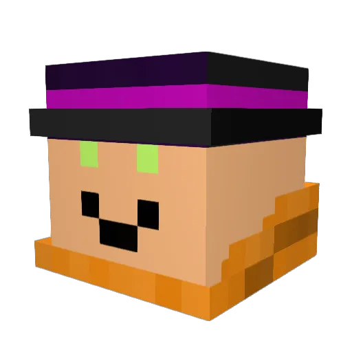 HotelandElevator Minecraft avatar head, 3D render