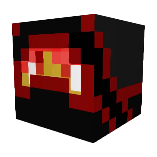 Hotpocket790 Minecraft avatar head, 3D render