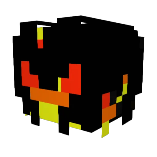 Hotrodderson Minecraft avatar head, 3D render
