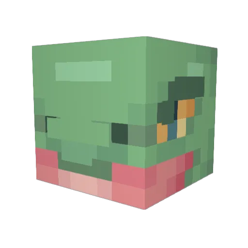 Hotspot6678 Minecraft avatar head, 3D render