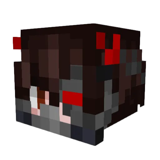 Hotstunt361 Minecraft avatar head, 3D render