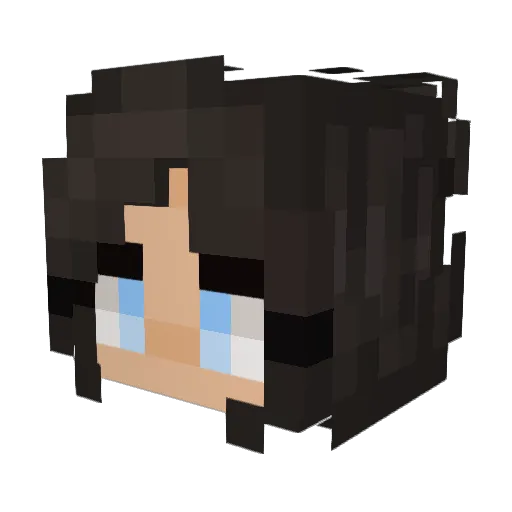 HotterSauce Minecraft avatar head, 3D render