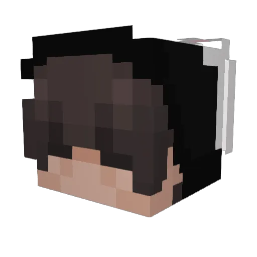 HottestMomAlive Minecraft avatar head, 3D render