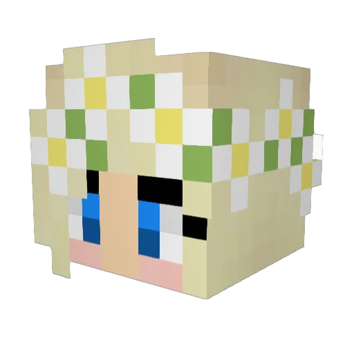 HottestYeti Minecraft avatar head, 3D render