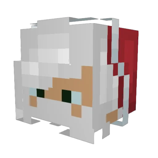 Hottestdude Minecraft avatar head, 3D render