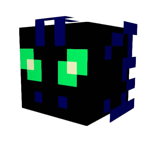 HottiePott Minecraft avatar head, 3D render
