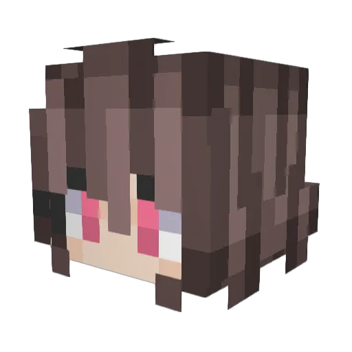 Hottiee_ Minecraft avatar head, 3D render