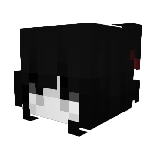 HottismurZu Minecraft avatar head, 3D render