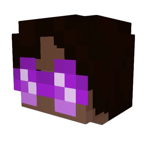 Hottoes10 Minecraft avatar head, 3D render