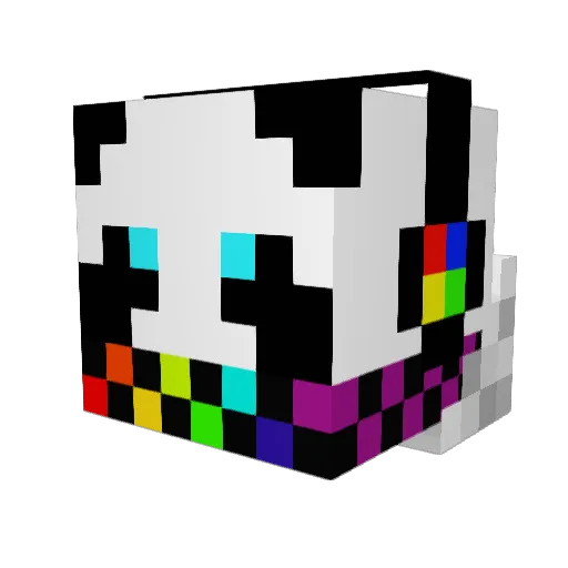 HotwindXI Minecraft avatar head, 3D render