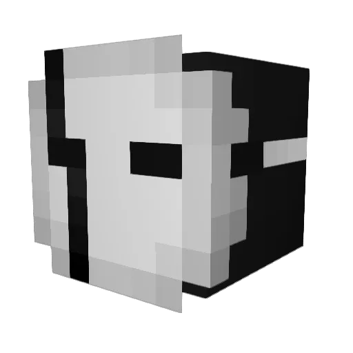 Hotz_ Minecraft avatar head, 3D render