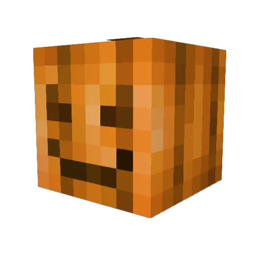 HoughtsT Minecraft avatar head, 3D render