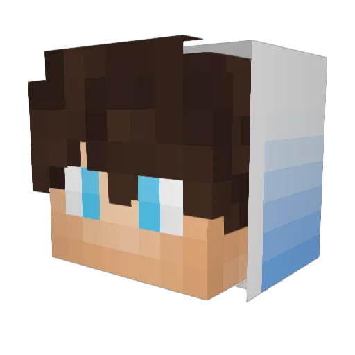 Houner5 Minecraft avatar head, 3D render