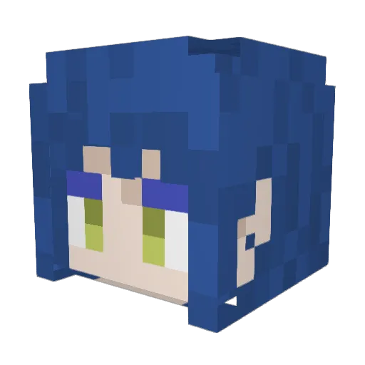 HouseMasterr Minecraft avatar head, 3D render