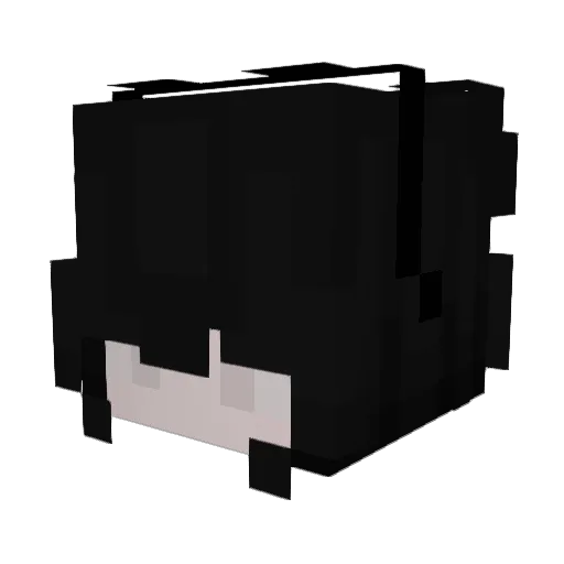 Housebroke Minecraft avatar head, 3D render