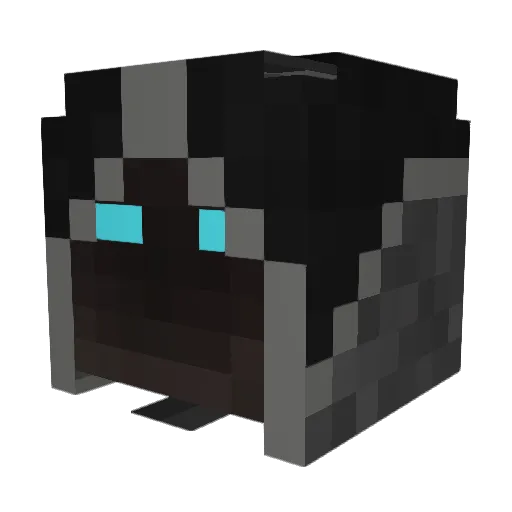 Housekey Minecraft avatar head, 3D render