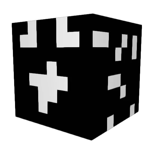 HoustonLang Minecraft avatar head, 3D render
