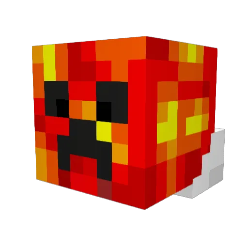 HoutaroPlays Minecraft avatar head, 3D render