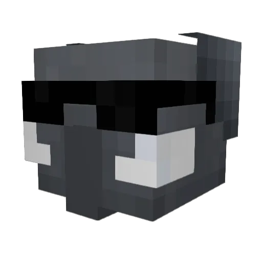 HoverMichi Minecraft avatar head, 3D render