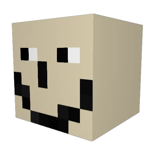 HowEpicWasThat Minecraft avatar head, 3D render