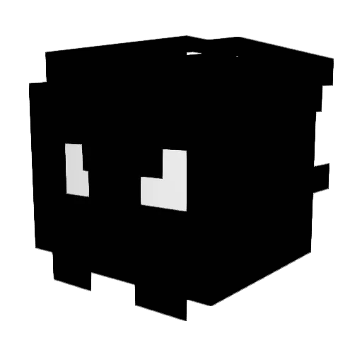 How_Apropos Minecraft avatar head, 3D render