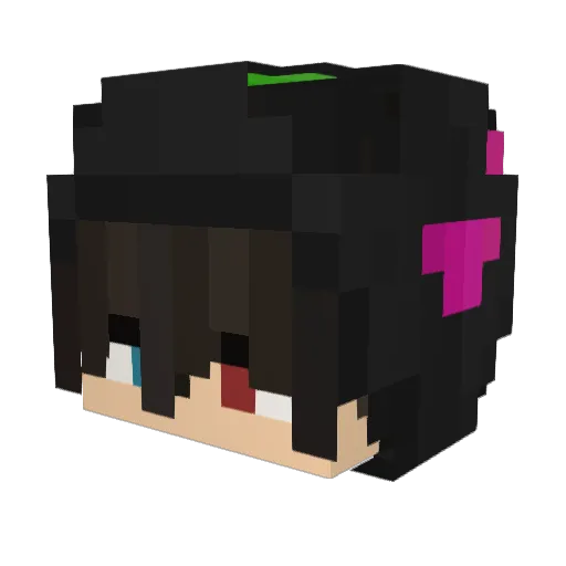 How_To_Play_Game Minecraft avatar head, 3D render