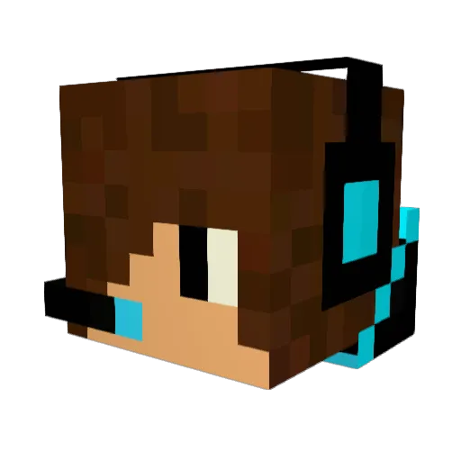 Howard999 Minecraft avatar head, 3D render