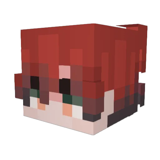 HowardLin1108 Minecraft avatar head, 3D render