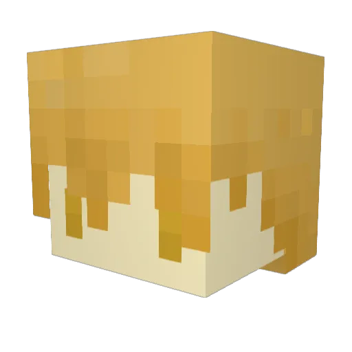 Howarda Minecraft avatar head, 3D render