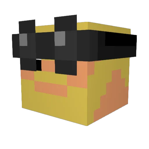 HowdyNeighbour Minecraft avatar head, 3D render