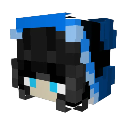 Howl365 Minecraft avatar head, 3D render