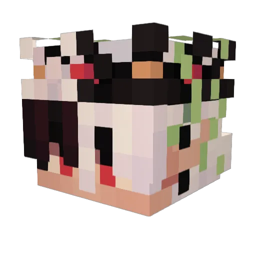 Howl___ Minecraft avatar head, 3D render
