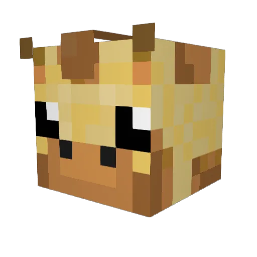 Howlingforfun Minecraft avatar head, 3D render