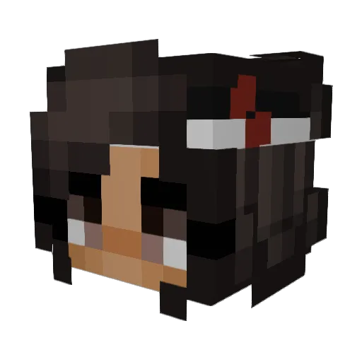 Howlpaw22 Minecraft avatar head, 3D render