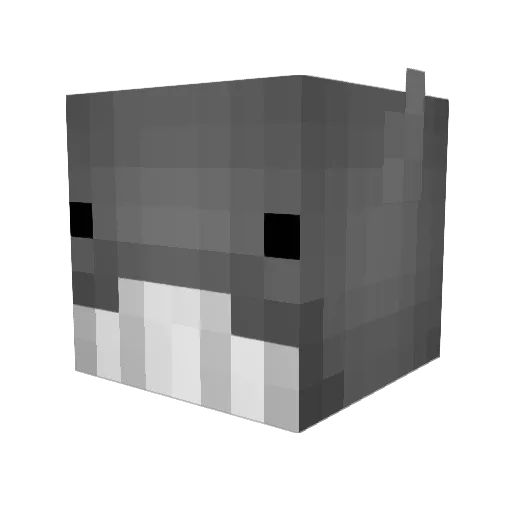 HowlsCam Minecraft avatar head, 3D render