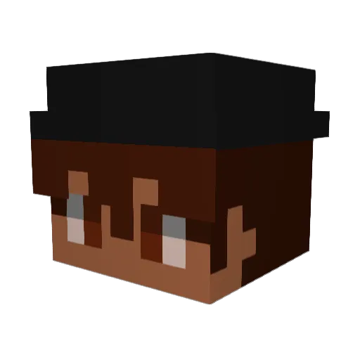 Howums Minecraft avatar head, 3D render