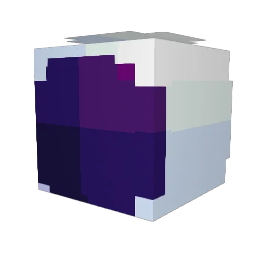 Howward Minecraft avatar head, 3D render