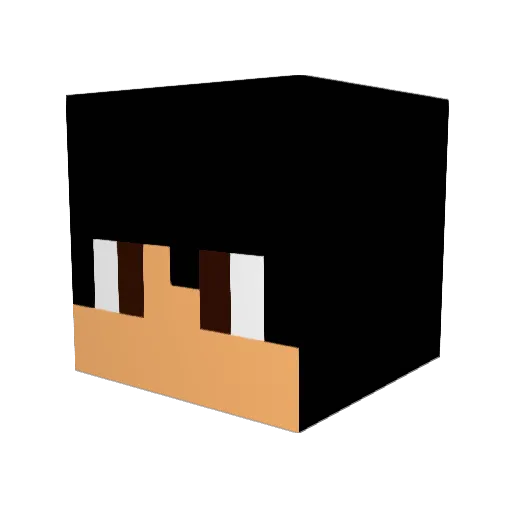 Howwwie02 Minecraft avatar head, 3D render