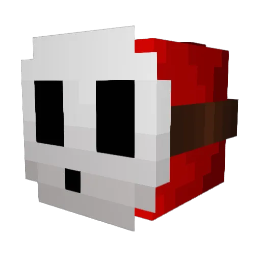 Hox3nn Minecraft avatar head, 3D render
