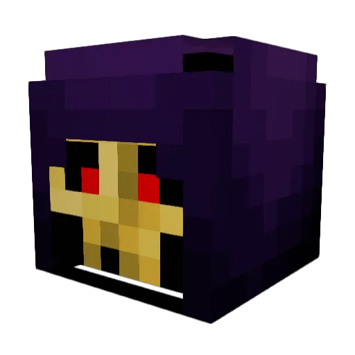 Hoxow Minecraft avatar head, 3D render