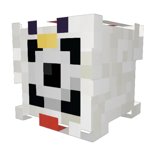Hoxuz Minecraft avatar head, 3D render