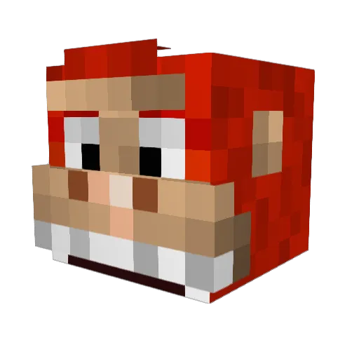 HoyManNL Minecraft avatar head, 3D render
