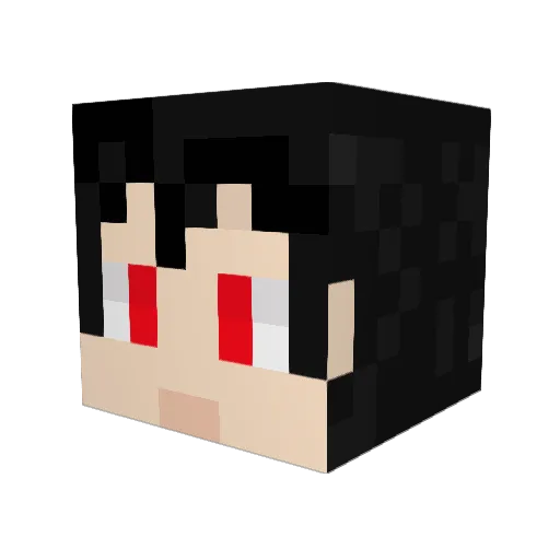 Hp81625 Minecraft avatar head, 3D render