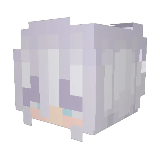 HpB0 Minecraft avatar head, 3D render