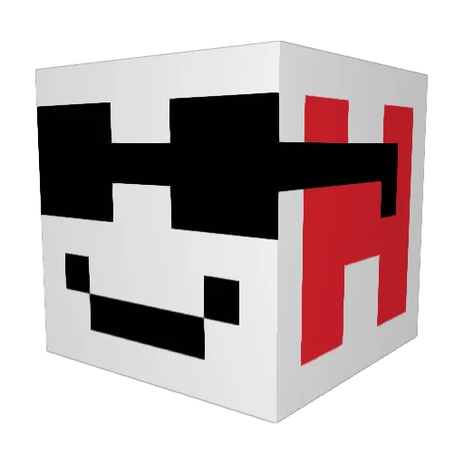 Hp_The_Second Minecraft avatar head, 3D render