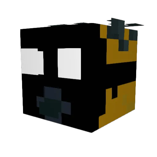Hpcatman08 Minecraft avatar head, 3D render