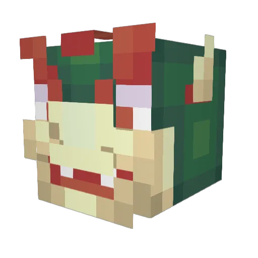 Hqankle Minecraft avatar head, 3D render